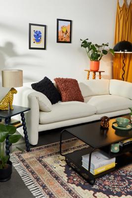Colleen Off White Three Seater Sofa Urban Outfitters UK