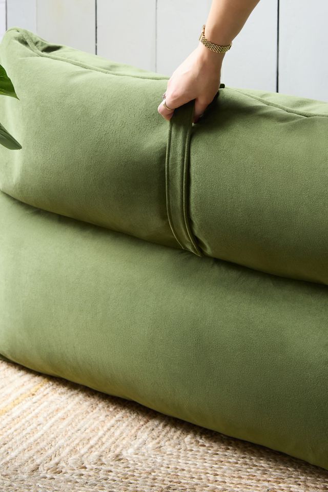 Green Bean Bag Sofa  #3