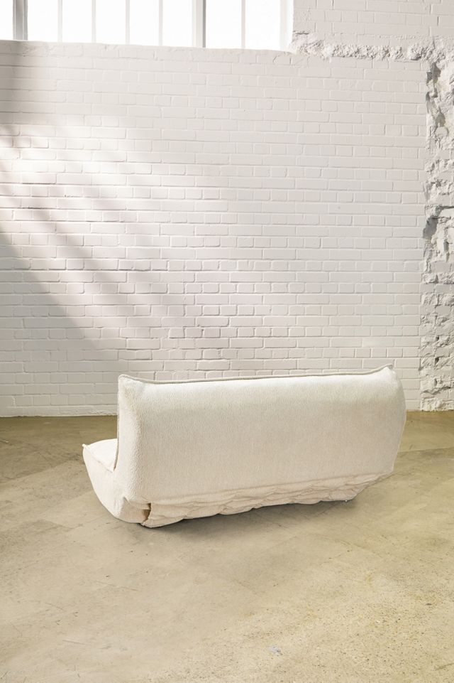 Greta Two-Seater White Boucle Sofa Bed #5