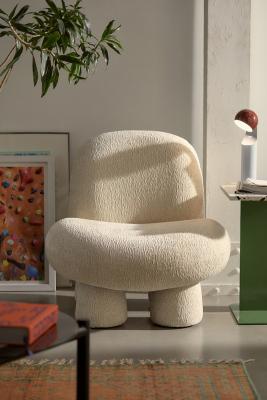 Cream Boucle Bubble Chair Urban Outfitters UK