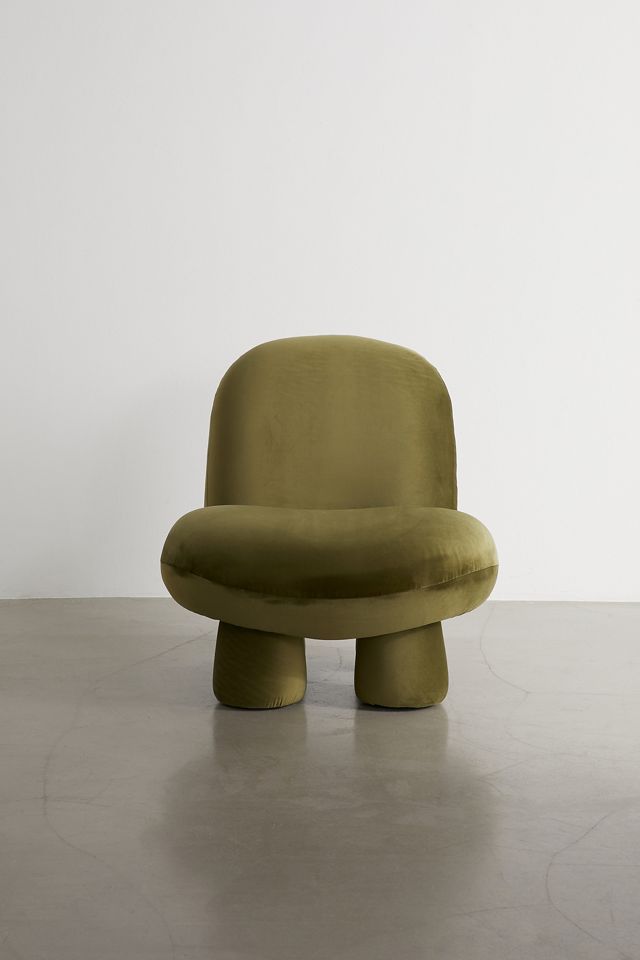 Green Velvet Bubble Chair #2