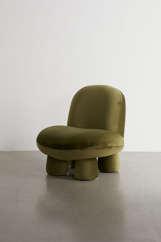 Green Velvet Bubble Chair #3