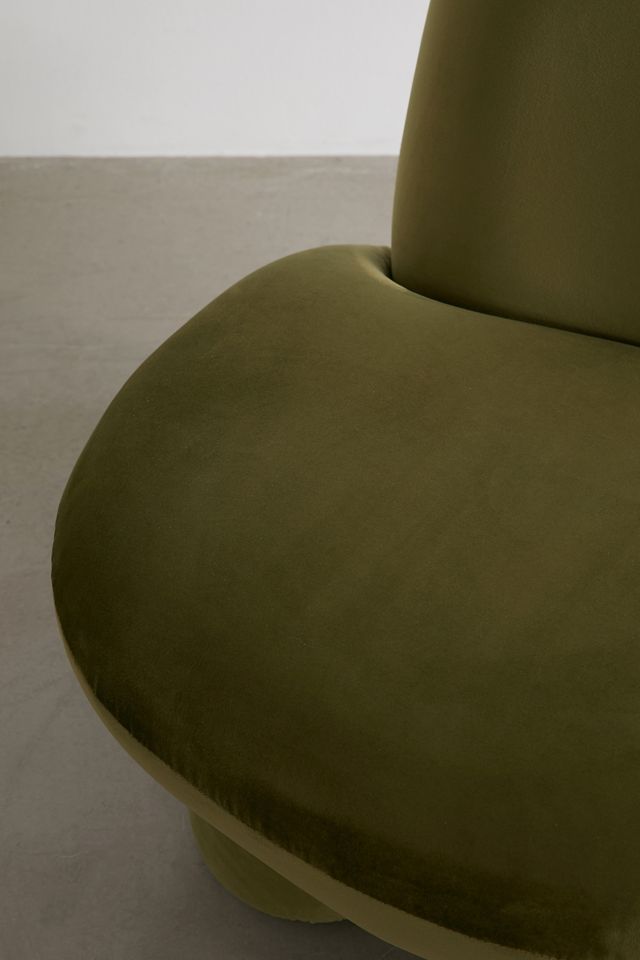 Green Velvet Bubble Chair #4