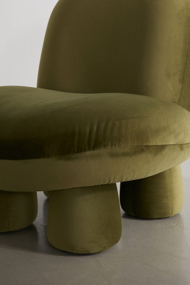 Green Velvet Bubble Chair #5