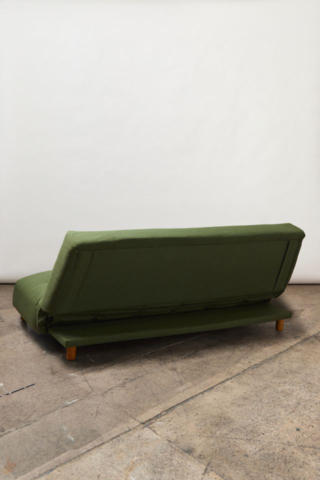 Analise Green Two-Seater Sofa Bed #5