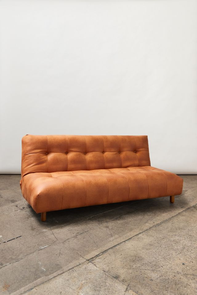 Analise Orange Two-Seater Sofa Bed #3