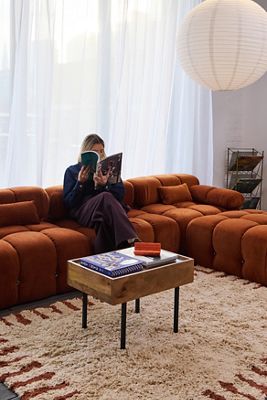 Matilda Boucle Bean Bag Sofa