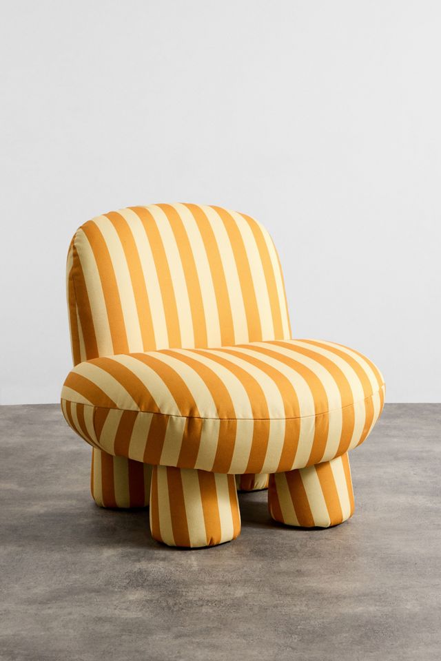 Mustard Stripe Bubble Chair #4