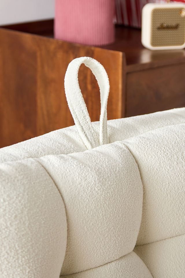 Greta Cream Boucle Bean Bag #3