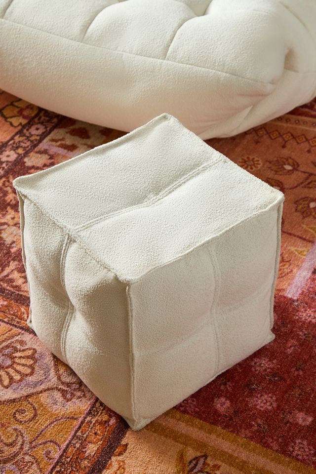 Greta Cream Pouffe #3