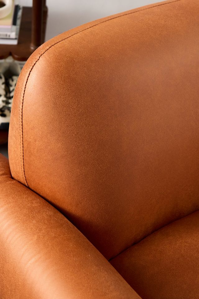 Scott Faux Leather Lounge Chair #3