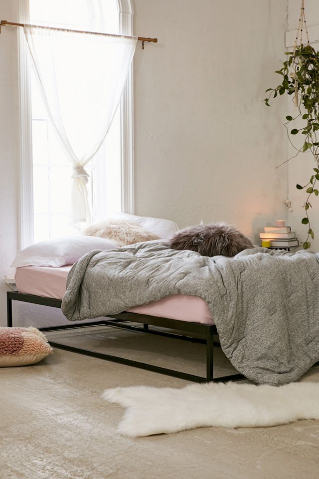 Minimal Platform Black Bed Frame #2