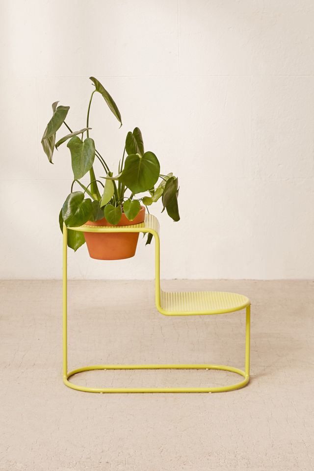 Leya Lime Green Plant Stand Side Table  #2