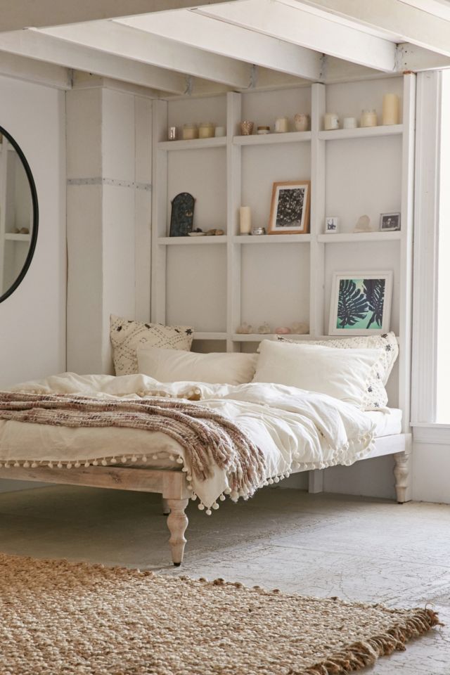 Boho double deals bed frame