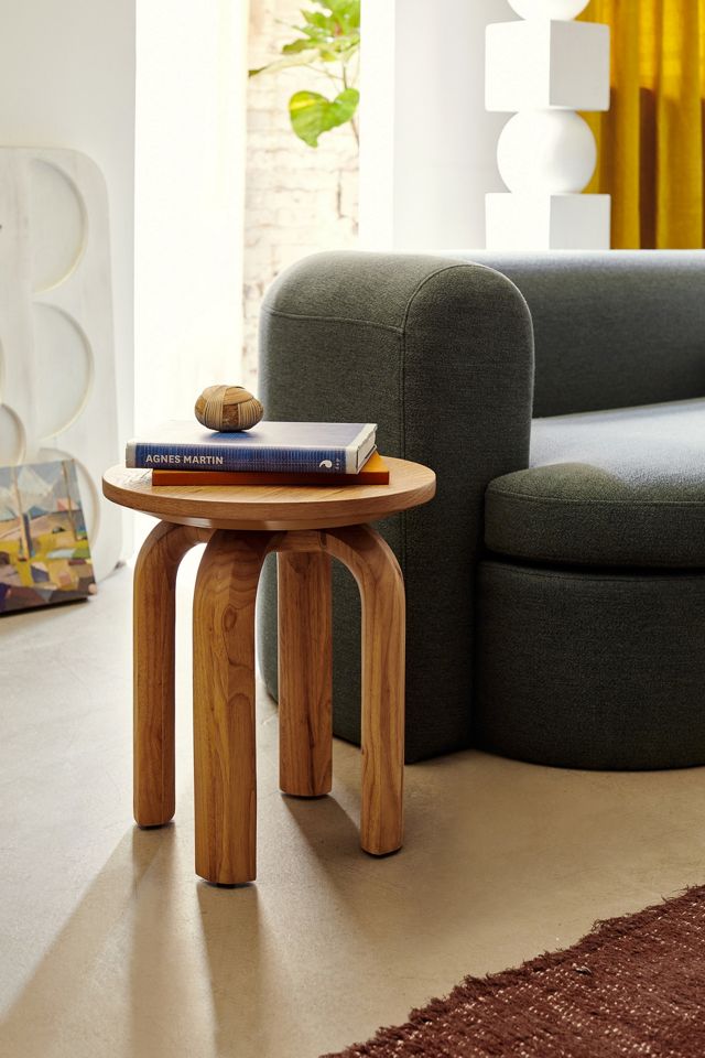 Milo Oak Veneer Side Table #5