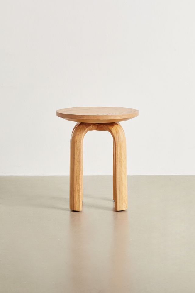 Milo Oak Veneer Side Table #6