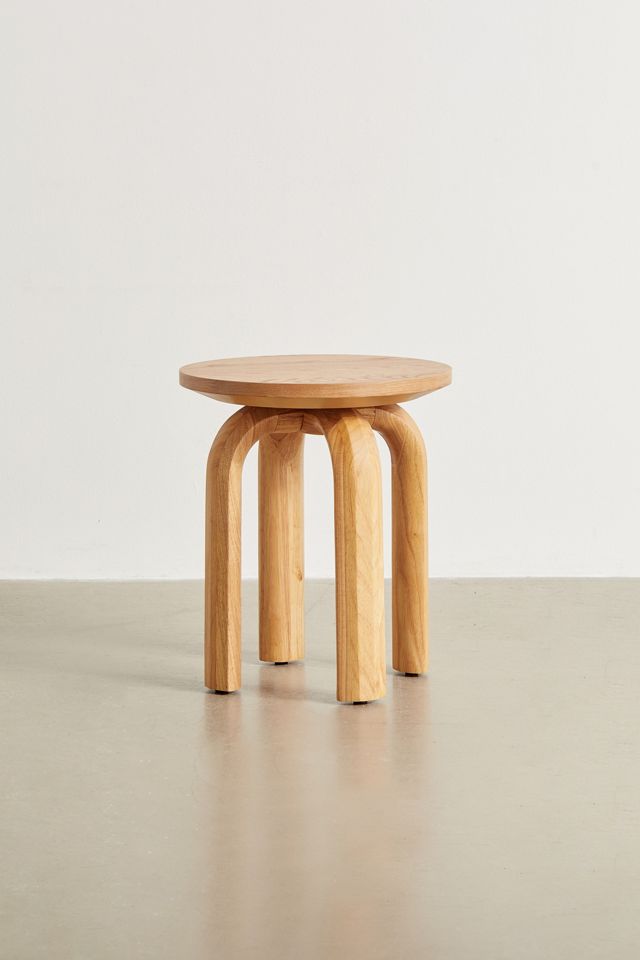 Milo Oak Veneer Side Table #7