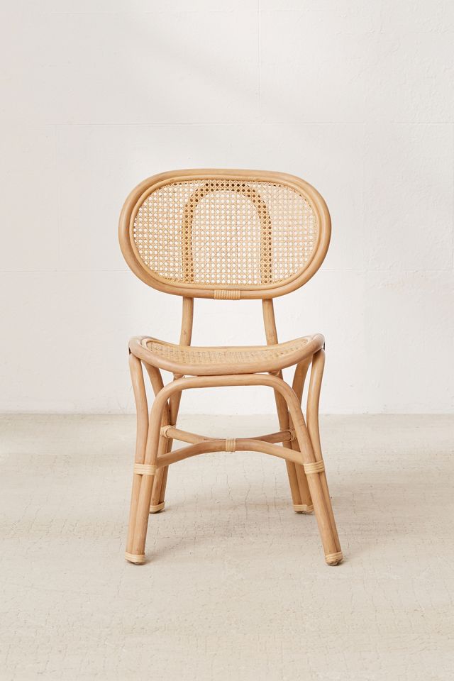 Estie Neutral Rattan Chair #1