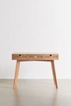 Marte Natural Wood Dressing Table | Urban Outfitters UK