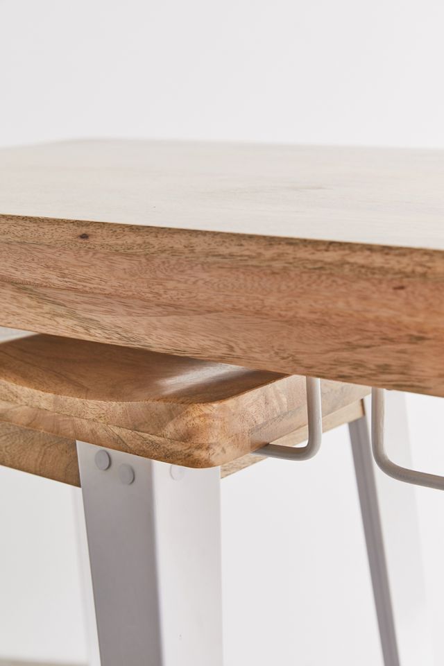Haskal White Breakfast Bar & Stools #4