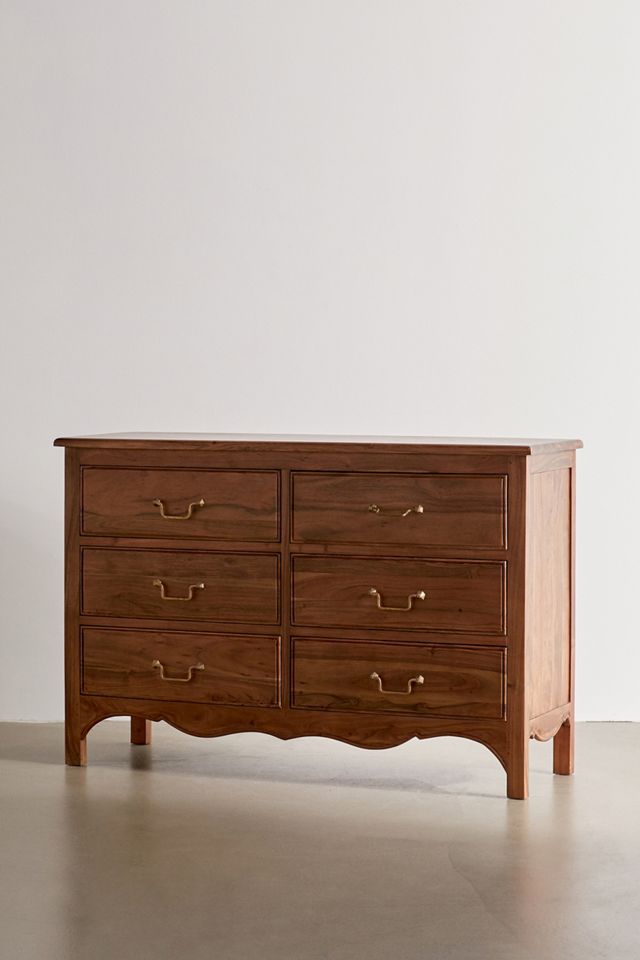Brown Virginia 6-Drawer Dresser #1