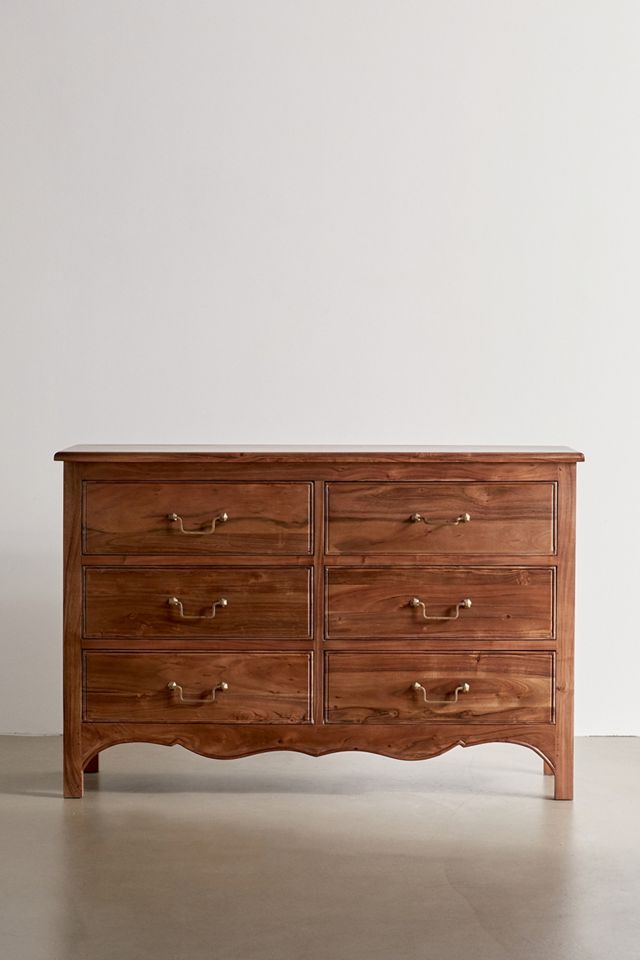 Brown Virginia 6-Drawer Dresser #2