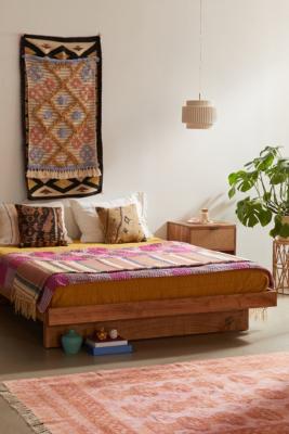 Lucia King Bed  Urban Outfitters UK