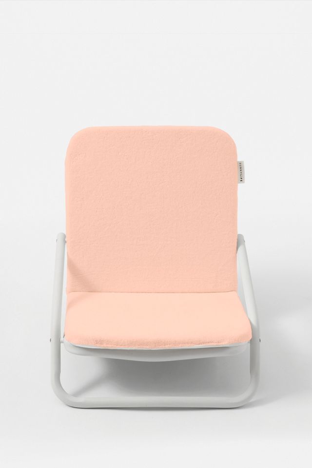 SUNNYLiFE Salmon Cushioned Beach Chair  #1