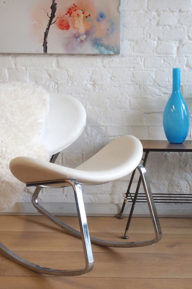 Urban Renewal Vintage Chrome & Vinyl Rocking Chair | Urban Outfitters UK