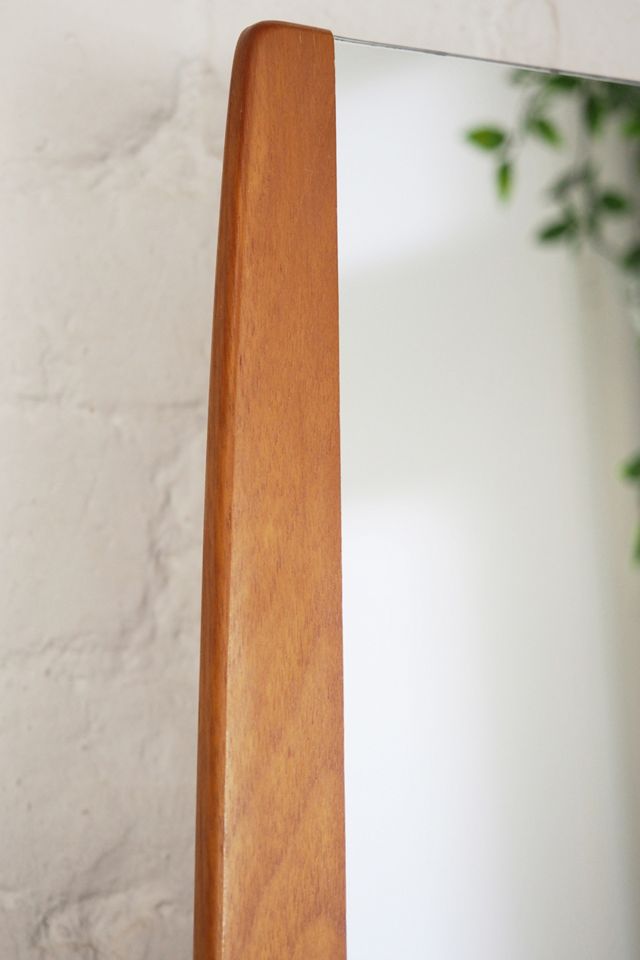 Urban Renewal Remade Vintage Mid-Century Danish Teak Landscape Mirror #1