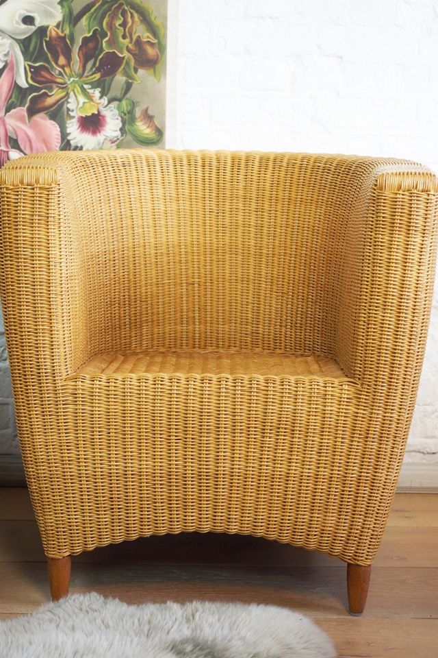 Urban Renewal Vintage Late 20th Century Cane Tub Chairs #2