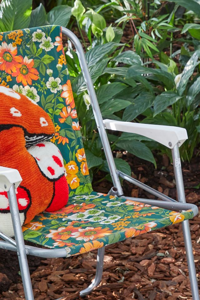 Urban Renewal Vintage 70s Floral Deck Chairs - Set Of 2 #1