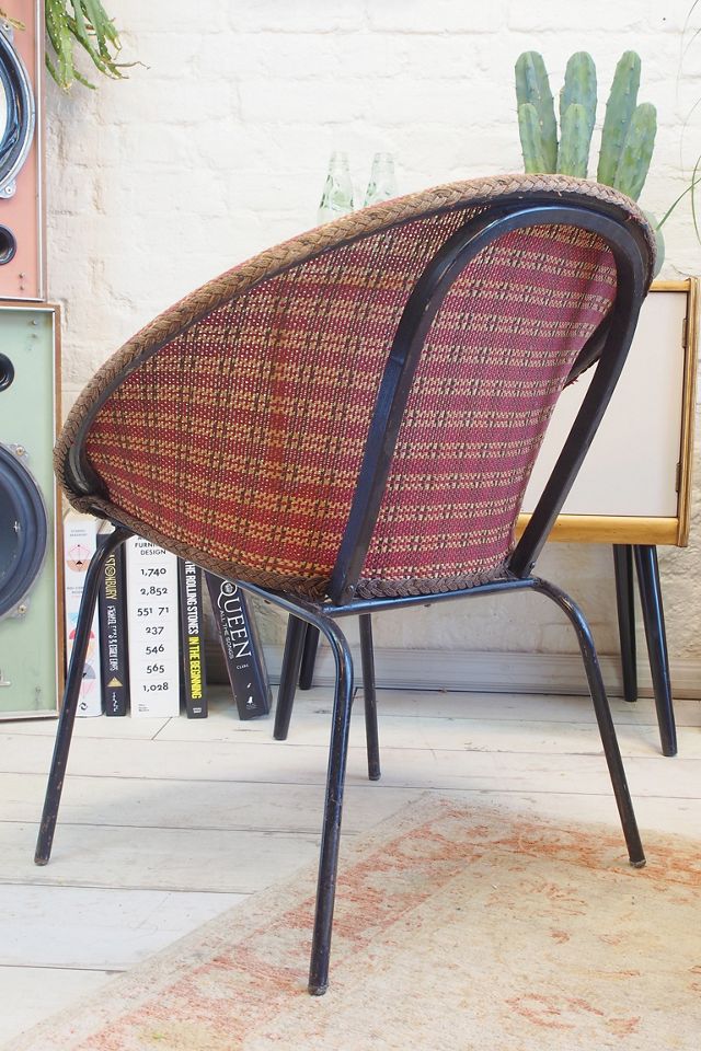 Urban Renewal Vintage Canvas Covered Satellite Chair #3