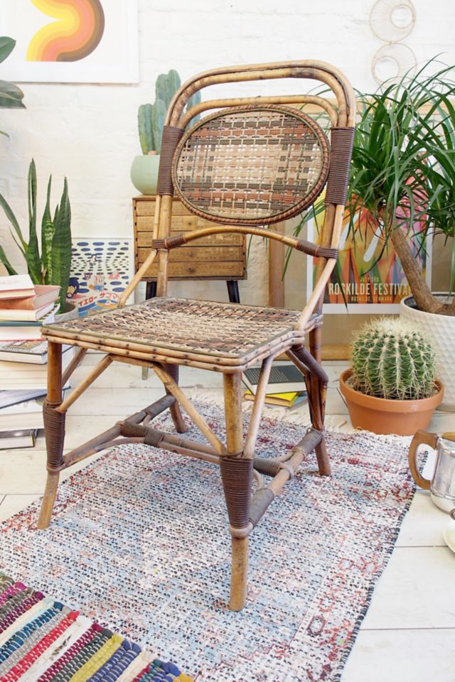 Wicker chair for deals desk