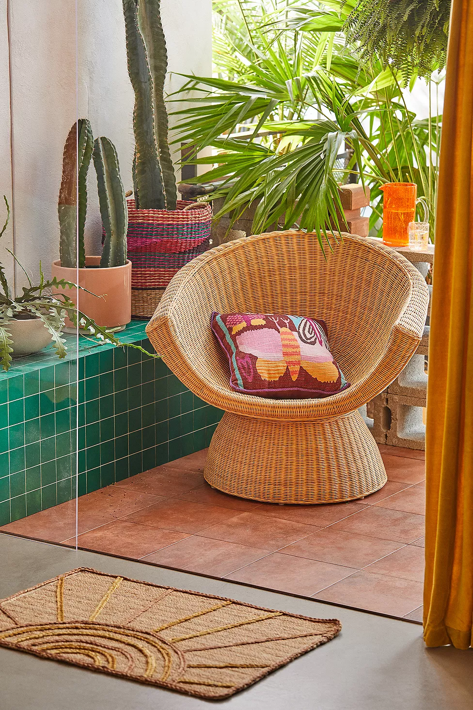 Roma Rattan Chair Urban Outfitters
