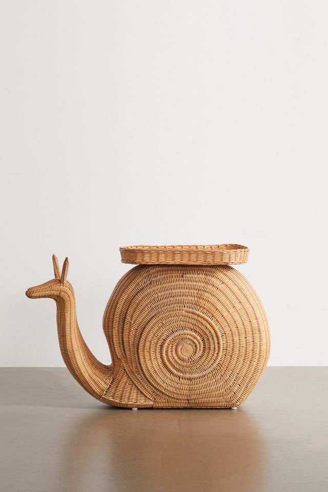 Snail Rattan Side Table  #4