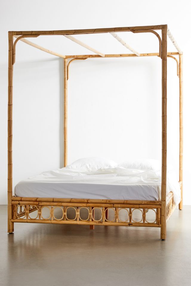 Urban outfitters rattan deals bed