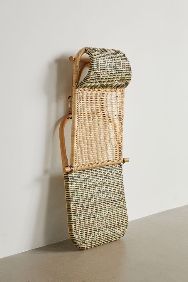 Tatami Green Rattan Beach Chair #4