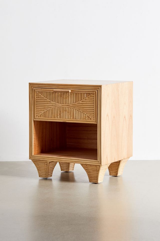 Rattan nightstand urban deals outfitters