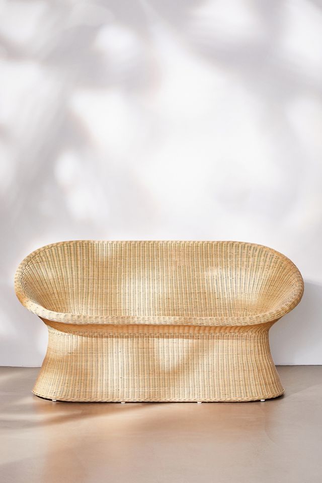 Pierce Wicker Loveseat  #1