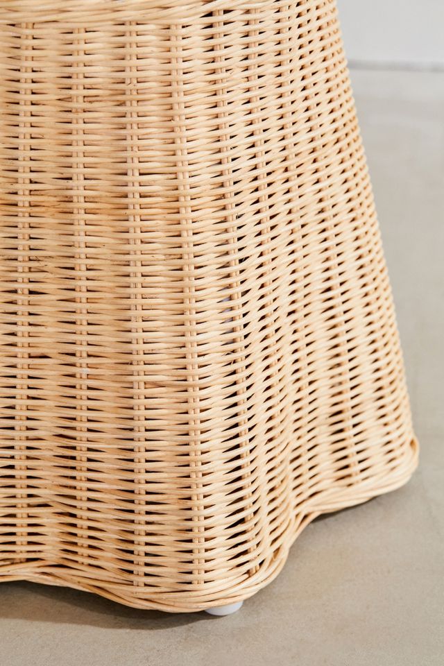 Pierce Wicker Side Table #3