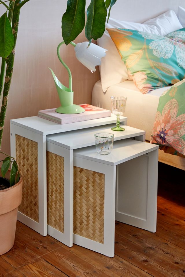 Joan Woven Nesting Tables | Urban Outfitters UK