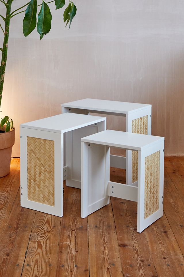Joan Woven Nesting Tables | Urban Outfitters UK