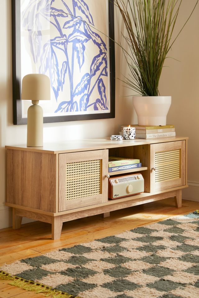 Tv cabinet online rattan