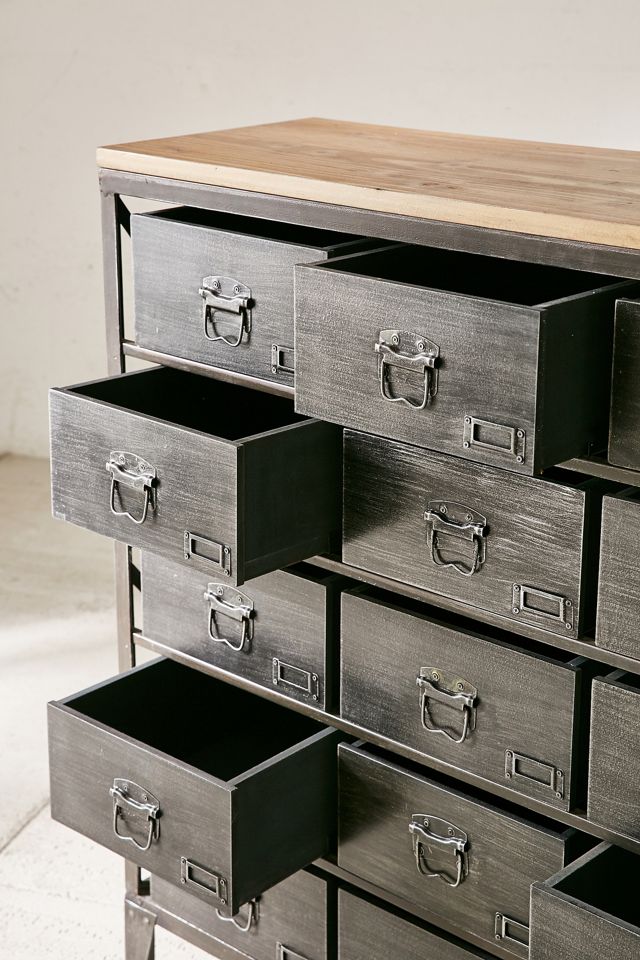 Black Industrial Storage Dresser #4