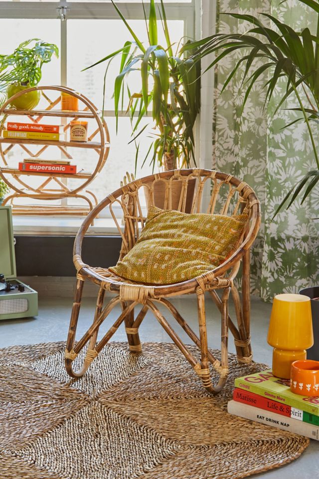 Rattan Bucket Chair Urban Outfitters UK