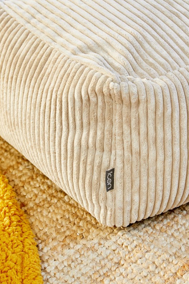 icon Theo Stone Corduroy Footstool #1