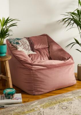 icon® Natalia Velvet Armchair Bean Bag