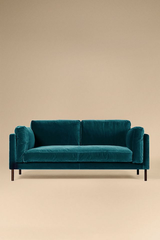 Swoon Munich Velvet TwoSeater Sofa Urban Outfitters UK