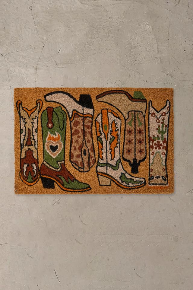 Western Boot Door Mat #2